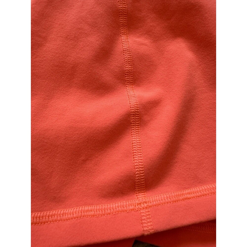 Lululemon Women’s Orange Racerback Tank Top Sz 8 Padded EUC Gym Running Outdoor - Picture 7 of 10